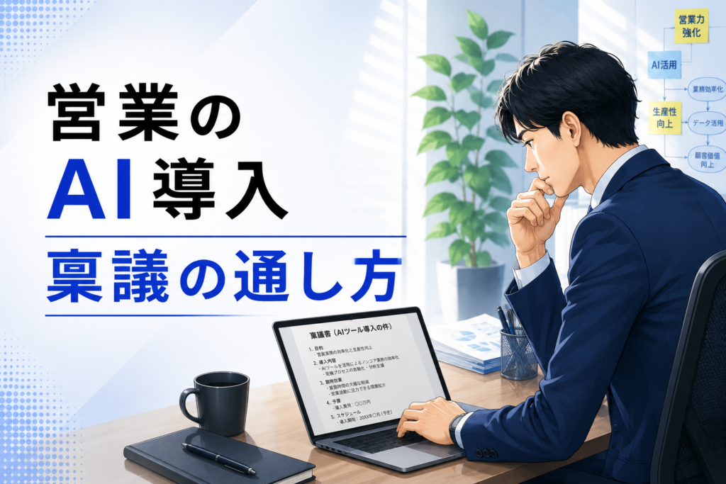 AI導入の稟議の通し方に関する記事のイメージ図