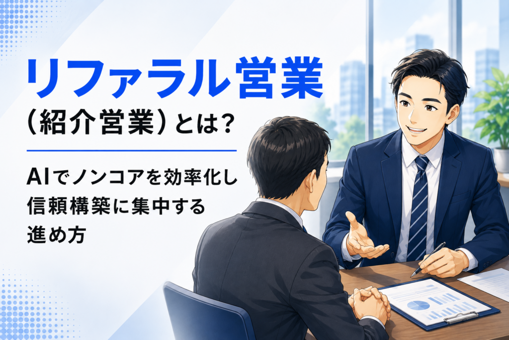 リファラル（紹介）営業に関する記事のイメージ図