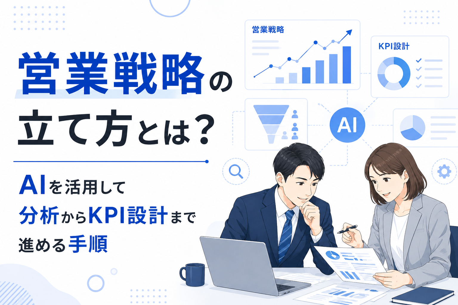 営業戦略の立て方の記事のイメージ図